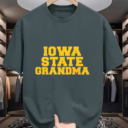 Best Grandma Shirt, Proud Grandma Unisex T-Shirt/Hoodie/Sweatshirt HLT00 - Iowa State University Cyclones Grandma T-Shirt