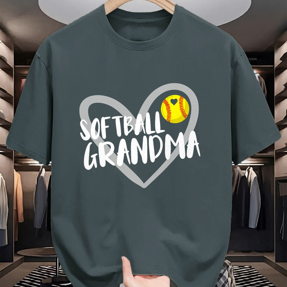 Best Grandma Shirt, Proud Grandma Unisex T-Shirt/Hoodie/Sweatshirt HLT00 - Softball Grandma T-Shirt