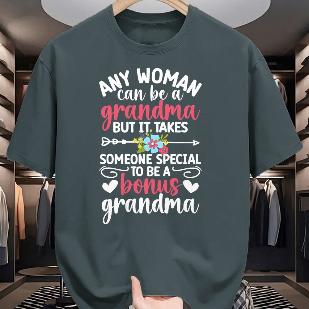 Best Grandma Shirt, Proud Grandma Unisex T-Shirt/Hoodie/Sweatshirt HLT00 - To Be A Bonus Grandma Bonus Grandmother Step Grandma T-Shirt