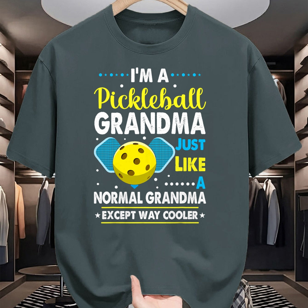 Best Grandma Shirt, Proud Grandma Unisex T-Shirt/Hoodie/Sweatshirt HLT00 - Funny Pickleball Grandma Pickleball Player T-Shirt