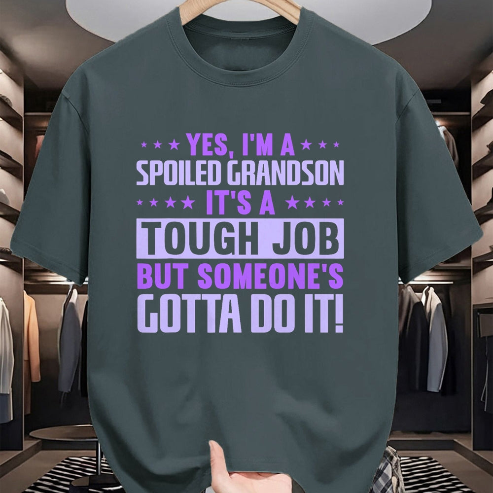 Best Grandma Shirt, Proud Grandma Unisex T-Shirt/Hoodie/Sweatshirt HLT00 - Grandparents Grandma Spoiled Grandson T-Shirt