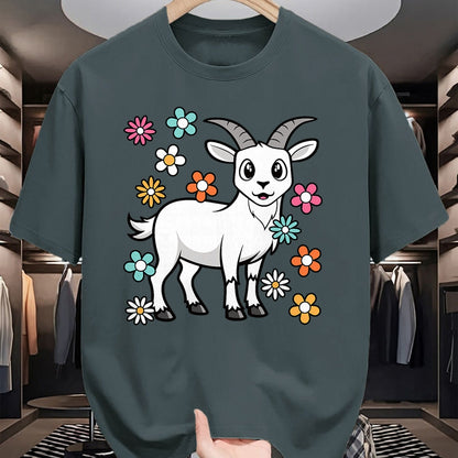 Best Farmer Life Shirt, Funny Farmer UnisexT-Shirt/Hoodie/Sweatshirt HLT00 - Cute Goat Lover Groovy Kawaii Goat Farmer Women Girls Kids T-Shirt
