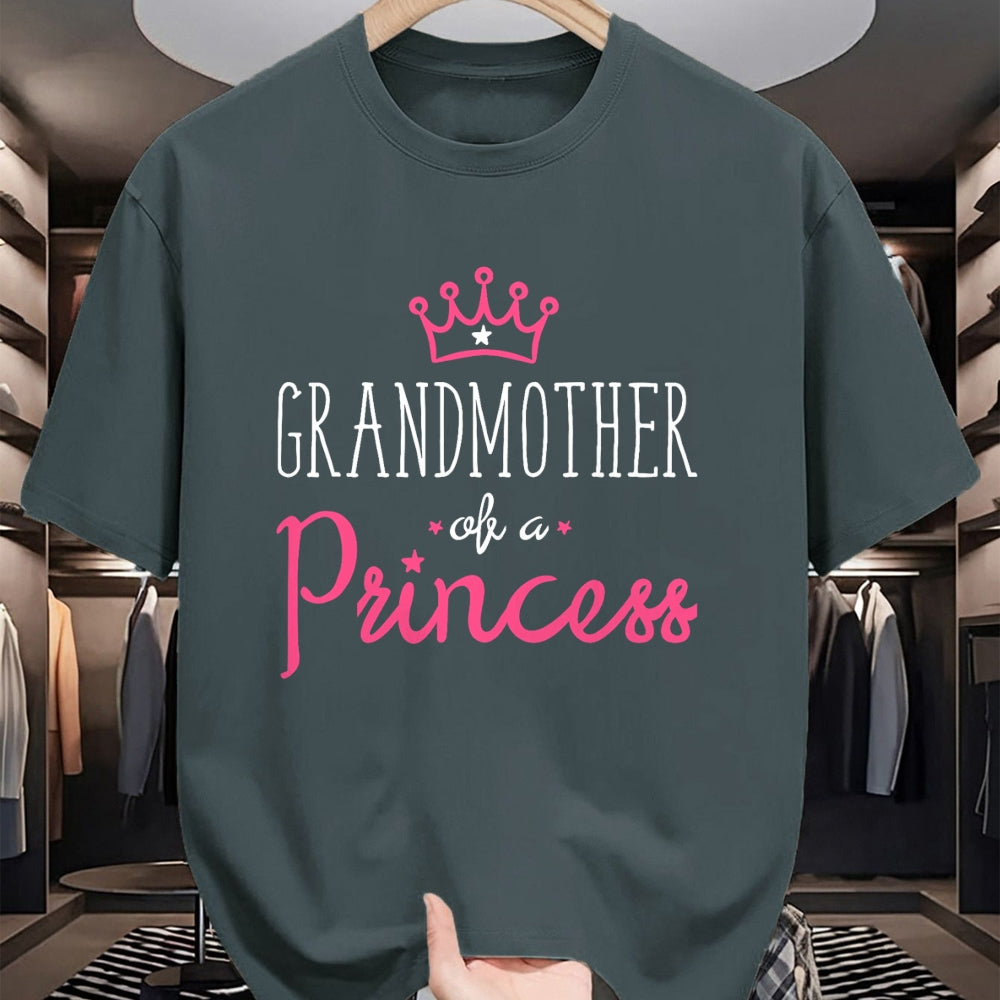 Best Grandma Shirt, Proud Grandma Unisex T-Shirt/Hoodie/Sweatshirt HLT00 - Grandma Granddaughter Shirts Matching Queen Princess T Shirt T-Shirt