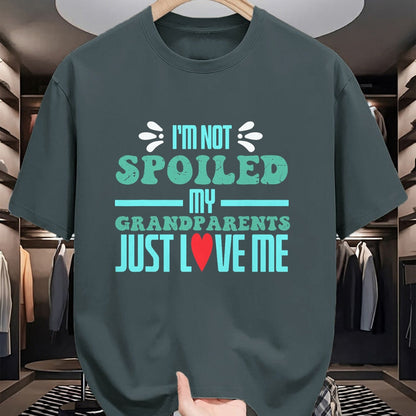 Best Grandma Shirt, Proud Grandma Unisex T-Shirt/Hoodie/Sweatshirt HLT00 - Grandparents Spoiled Grandson T-Shirt
