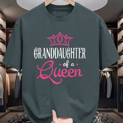 Best Grandma Shirt, Proud Grandma Unisex T-Shirt/Hoodie/Sweatshirt HLT00 - Grandma Granddaughter Gift Matching Queen Princess T-Shirt