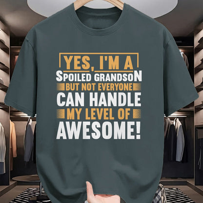 Best Grandma Shirt, Proud Grandma Unisex T-Shirt/Hoodie/Sweatshirt HLT00 - Grandparents Grandma Spoiled Grandson T-Shirt (1)