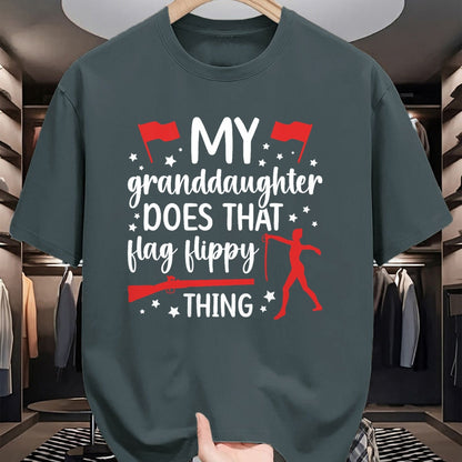 Best Grandma Shirt, Proud Grandma Unisex T-Shirt/Hoodie/Sweatshirt HLT00 - My Granddaughter Color Guard Grandma Of A Color Guard Member T-Shirt