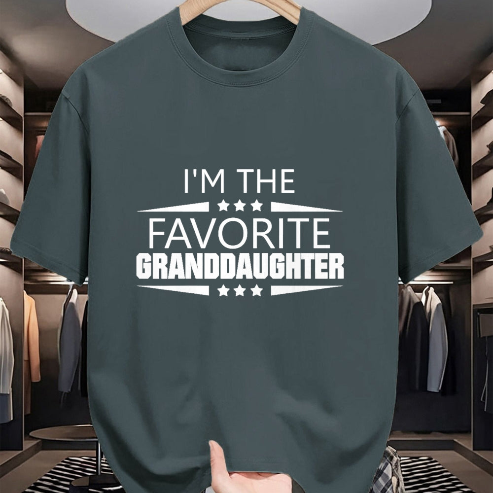 Best Grandma Shirt, Proud Grandma Unisex T-Shirt/Hoodie/Sweatshirt HLT00 - I'm The Favorite Granddaughter T-Shirt