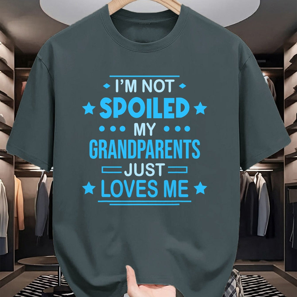 Best Grandma Shirt, Proud Grandma Unisex T-Shirt/Hoodie/Sweatshirt HLT00 - Spoiled Grandson Grandpa T-Shirt