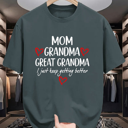 Best Grandma Shirt, Proud Grandma Unisex T-Shirt/Hoodie/Sweatshirt HLT00 - Gifts for Grandma from Grandkids Mom Grandma Great Grandma T-Shirt