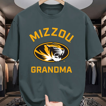 Best Grandma Shirt, Proud Grandma Unisex T-Shirt/Hoodie/Sweatshirt HLT00 - University of Missouri Mizzou Tigers Arched Grandma T-Shirt