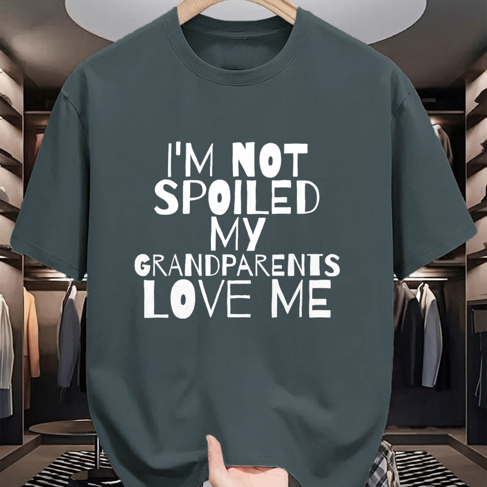 Best Grandma Shirt, Proud Grandma Unisex T-Shirt/Hoodie/Sweatshirt HLT00 - Im Not Spoiled My Grandparents Love Me child mamaw T Shirt T-Shirt