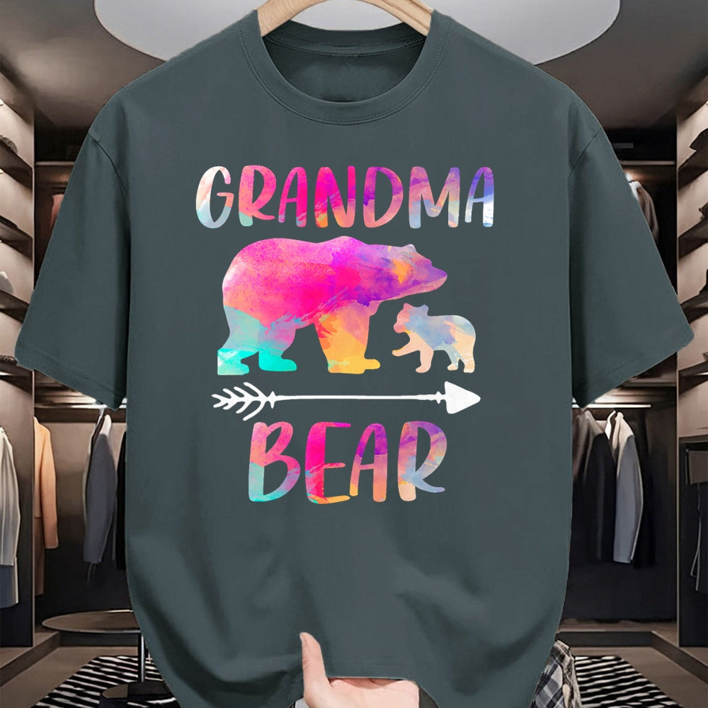 Best Grandma Shirt, Proud Grandma Unisex T-Shirt/Hoodie/Sweatshirt HLT00 - Bear Matching Family Outfits, Funny Grandma Bear T-Shirt