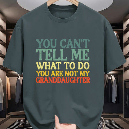 Best Grandma Shirt, Proud Grandma Unisex T-Shirt/Hoodie/Sweatshirt HLT00 - Cant Tell Me What To Do Granddaughter Funny Grandma Grandpa T-Shirt
