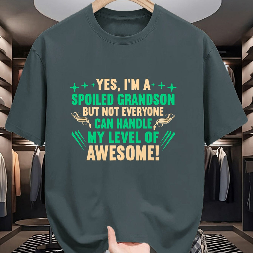 Best Grandma Shirt, Proud Grandma Unisex T-Shirt/Hoodie/Sweatshirt HLT00 - Favorite Funny Grandparents Grandma Spoiled Grandson T-Shirt