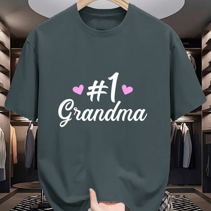 Best Grandma Shirt, Proud Grandma Unisex T-Shirt/Hoodie/Sweatshirt HLT00 - Number one No. 1 best grandma T-Shirt
