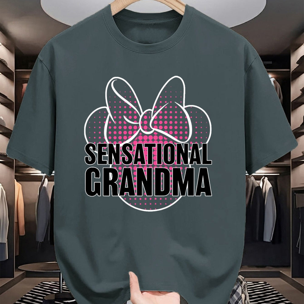 Best Grandma Shirt, Proud Grandma Unisex T-Shirt/Hoodie/Sweatshirt HLT00 - Disney Mickey And Friends Sensational Grandma T-Shirt