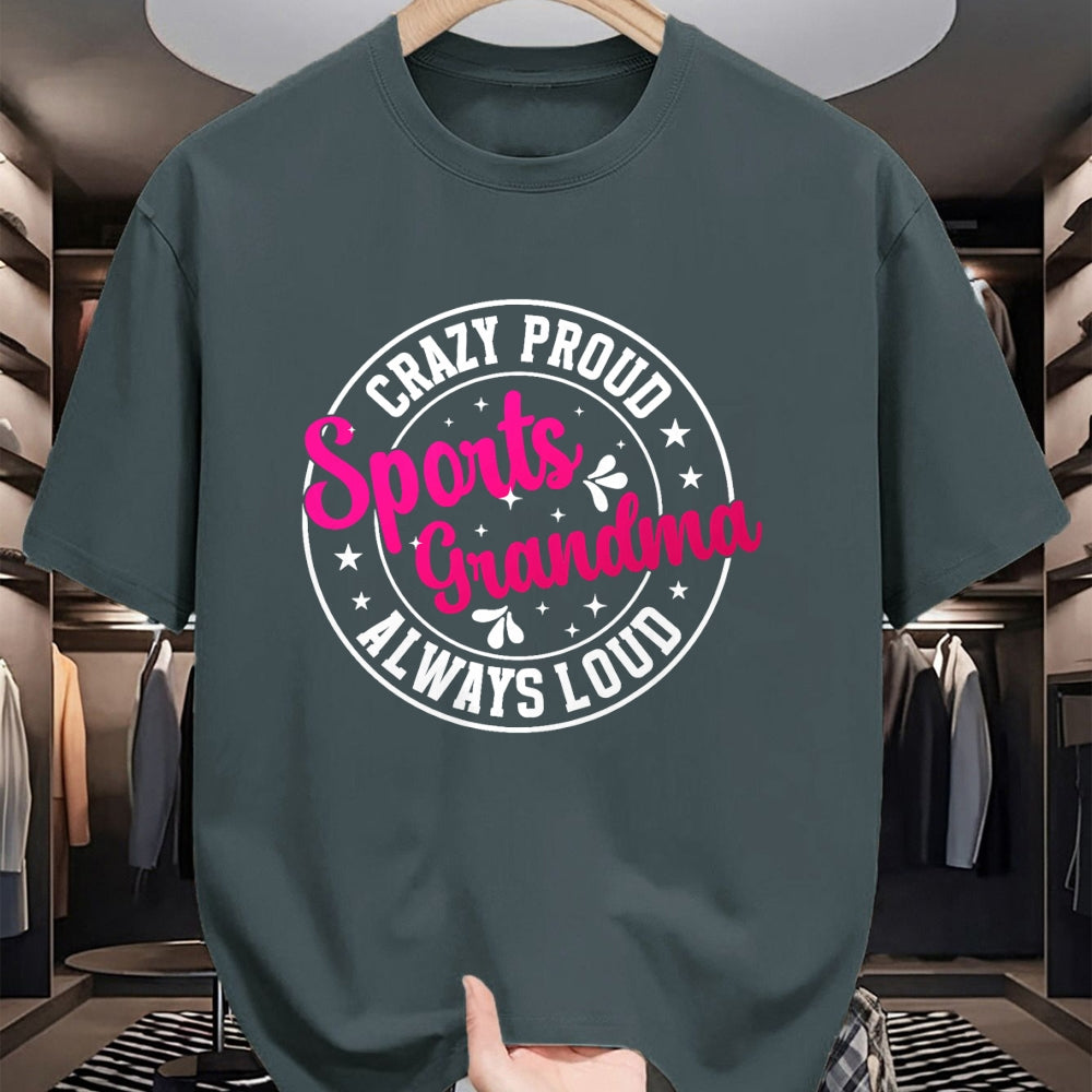 Best Grandma Shirt, Proud Grandma Unisex T-Shirt/Hoodie/Sweatshirt HLT00 - Crazy Proud Sports Grandma Sports Grandmother Sport Grandma T-Shirt