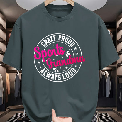 Best Grandma Shirt, Proud Grandma Unisex T-Shirt/Hoodie/Sweatshirt HLT00 - Crazy Proud Sports Grandma Sports Grandmother Sport Grandma T-Shirt
