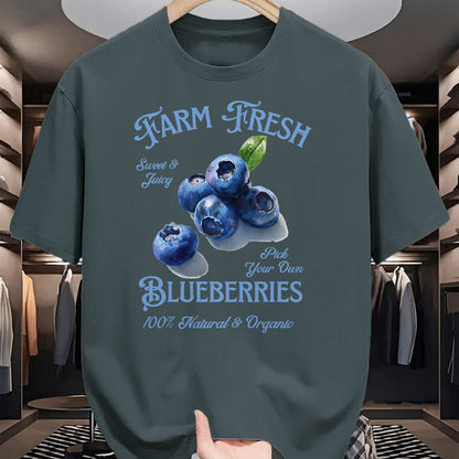 Best Farmer Life Shirt, Funny Farmer UnisexT-Shirt/Hoodie/Sweatshirt HLT00 - Blueberries T-Shirt