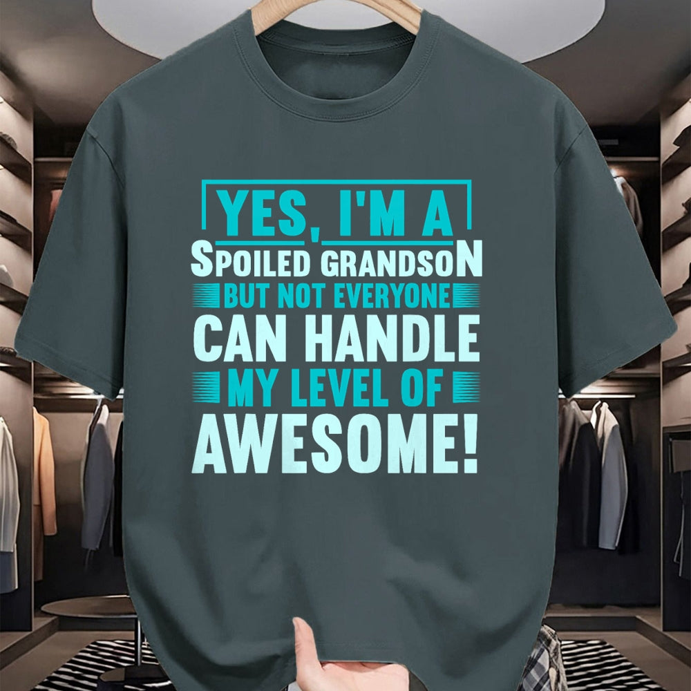 Best Grandma Shirt, Proud Grandma Unisex T-Shirt/Hoodie/Sweatshirt HLT00 - Grandma Spoiled Grandson Grandparents T-Shirt