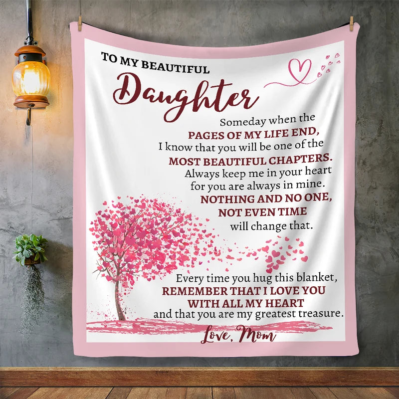 BLANKET FOR DAUGHTER – COMFORT & WARMTH GIFT FROM MOM