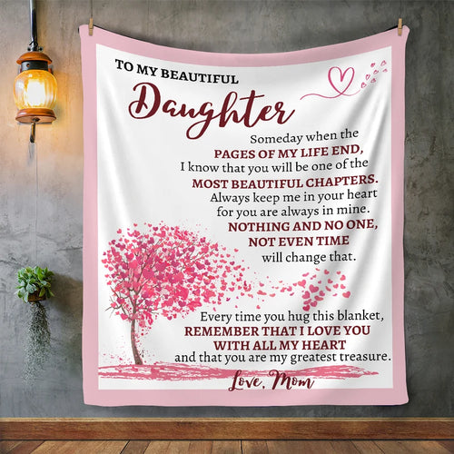 BLANKET FOR DAUGHTER – COMFORT & WARMTH GIFT FROM MOM
