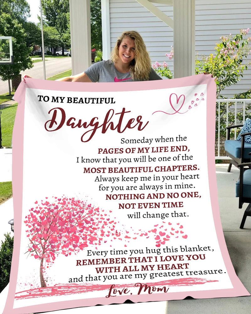 BLANKET FOR DAUGHTER – COMFORT & WARMTH GIFT FROM MOM