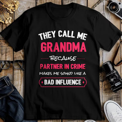 Best Grandma Shirt, Proud Grandma Unisex T-Shirt/Hoodie/Sweatshirt HLT00 - Funny Grandma Shirt, Grandma Partner In Crime T-Shirt