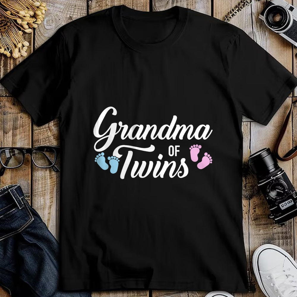 Best Grandma Shirt, Proud Grandma Unisex T-Shirt/Hoodie/Sweatshirt HLT00 - Grandma of twins T-Shirt