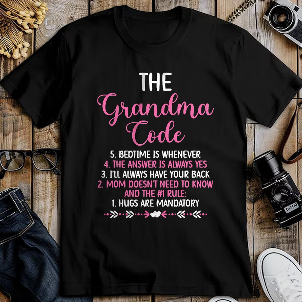 Best Grandma Shirt, Proud Grandma Unisex T-Shirt/Hoodie/Sweatshirt HLT00 - The Grandma Code Granny Grandmother Grandparent T-Shirt