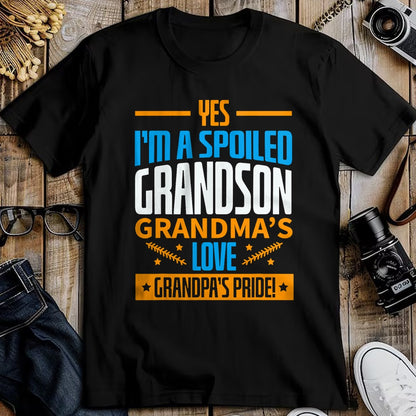 Best Grandma Shirt, Proud Grandma Unisex T-Shirt/Hoodie/Sweatshirt HLT00 - Grandma Spoiled Grandson Grandparents T-Shirt (1)Grandma Spoiled Grandson Grandparents T-Shirt (Copy)