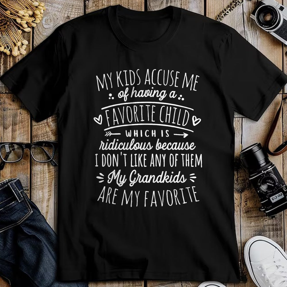 Best Grandma Shirt, Proud Grandma Unisex T-Shirt/Hoodie/Sweatshirt HLT00 - My Grandkids Are My Favorite Funny Grandmother Gifts Grandma T-Shirt
