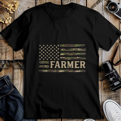 Best Farmer Life Shirt, Funny Farmer UnisexT-Shirt/Hoodie/Sweatshirt HLT00 - Camo Farmer Camourflage USA Flag Fathers Day Farm Owner T-Shirt