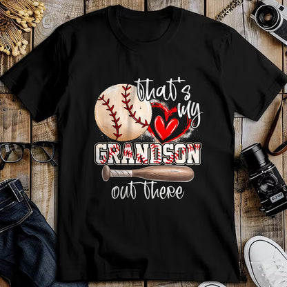 Best Grandma Shirt, Proud Grandma Unisex T-Shirt/Hoodie/Sweatshirt HLT00 - That'S My Grandson Out There Baseball Grandma Mothers Day T-Shirt