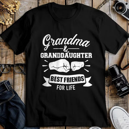 Best Grandma Shirt, Proud Grandma Unisex T-Shirt/Hoodie/Sweatshirt HLT00 - Grandma and granddaughter best friends for life T-Shirt