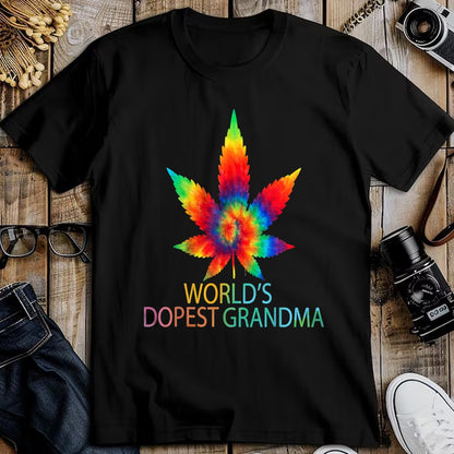 Best Grandma Shirt, Proud Grandma Unisex T-Shirt/Hoodie/Sweatshirt HLT00 - Funny World's Dopest Grandma Weed marijuana T-Shirt