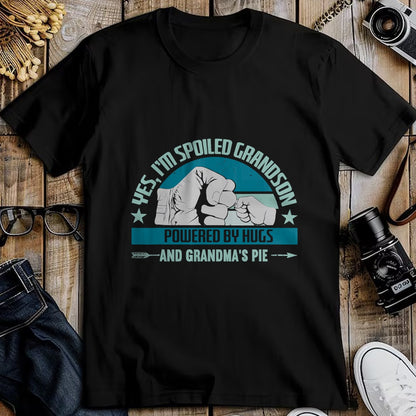 Best Grandma Shirt, Proud Grandma Unisex T-Shirt/Hoodie/Sweatshirt HLT00 - Favorite Spoiled Grandson T-Shirt