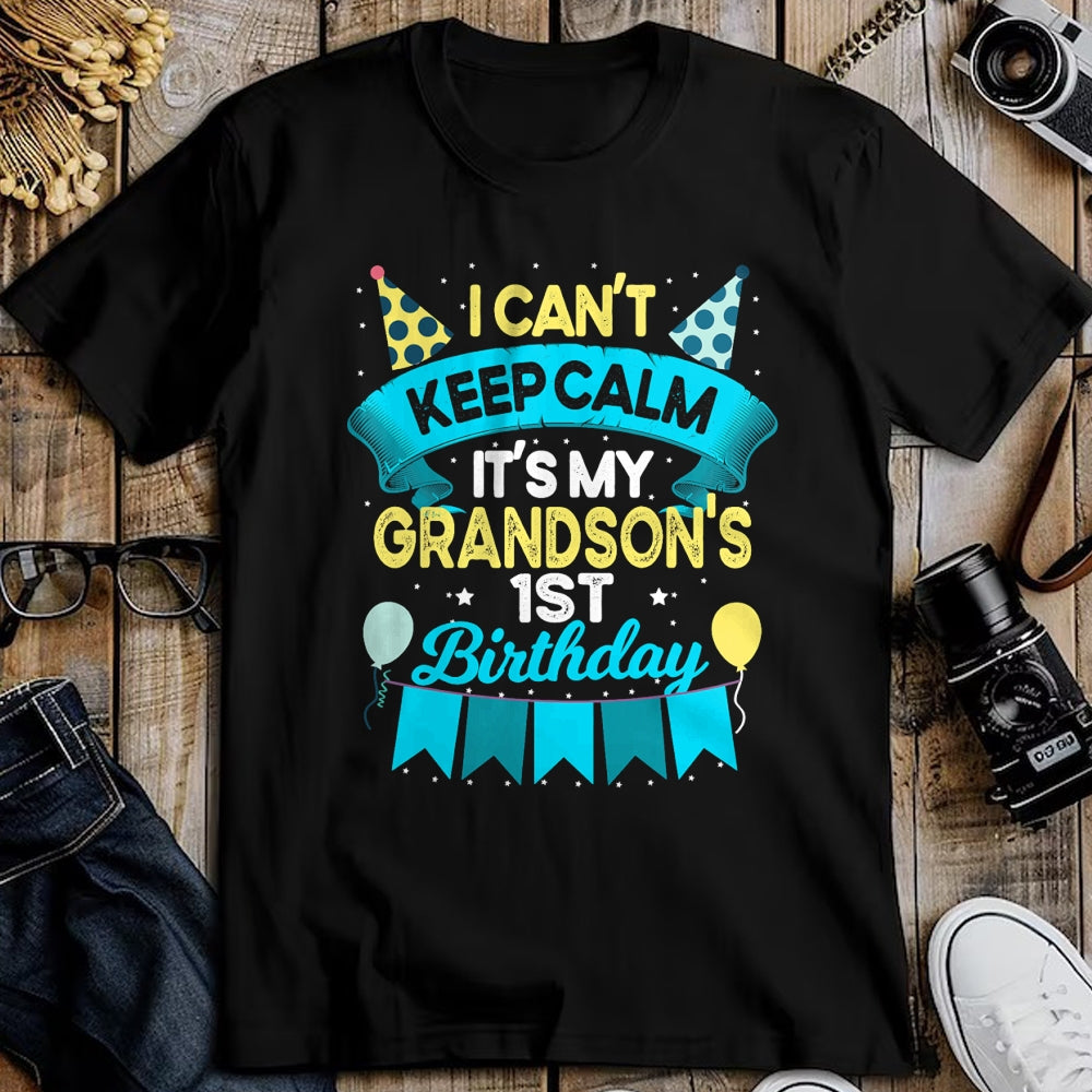 Best Grandma Shirt, Proud Grandma Unisex T-Shirt/Hoodie/Sweatshirt HLT00 - 1 Years Old Grandson Gift It's My Grandson 1st Birthday T-Shirt