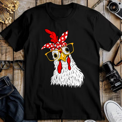 Best Farmer Life Shirt, Funny Farmer UnisexT-Shirt/Hoodie/Sweatshirt HLT00 - Chicken Bandana Girl - Poultry Owner Rancher Farmer Backyard T-Shirt