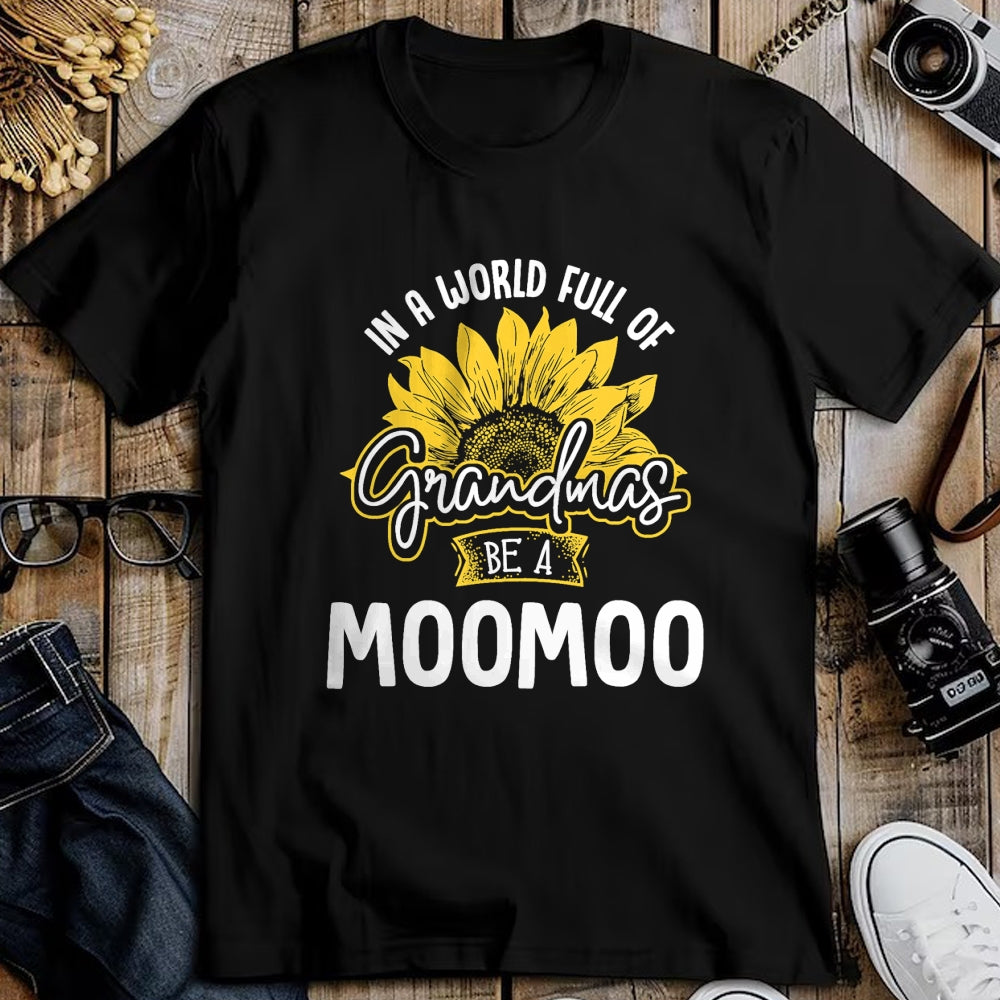 Best Grandma Shirt, Proud Grandma Unisex T-Shirt/Hoodie/Sweatshirt HLT00 - Funny World Full of Grandmas be a Moomoo Gift Shirt T-Shirt