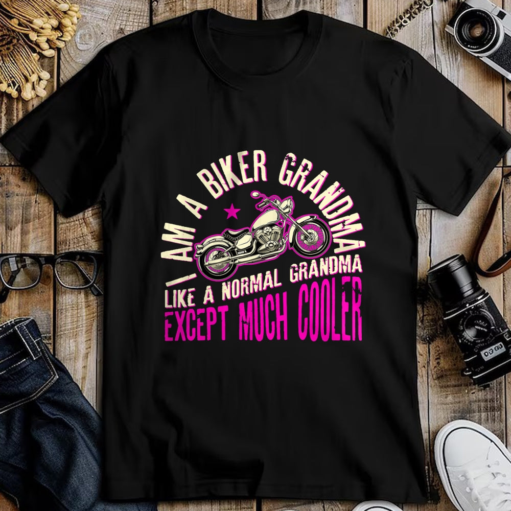 Best Grandma Shirt, Proud Grandma Unisex T-Shirt/Hoodie/Sweatshirt HLT00 - I Am A Biker Grandma Motorcyle Quote For Women T-Shirt