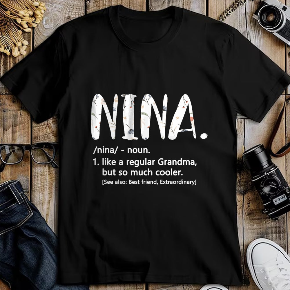 Best Grandma Shirt, Proud Grandma Unisex T-Shirt/Hoodie/Sweatshirt HLT00 - Nina Shirts for Women Mothers Day idea Cute Grandma Nina T-Shirt
