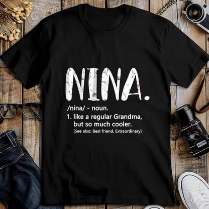 Best Grandma Shirt, Proud Grandma Unisex T-Shirt/Hoodie/Sweatshirt HLT00 - Nina Shirts for Women Mothers Day idea Cute Grandma Nina T-Shirt