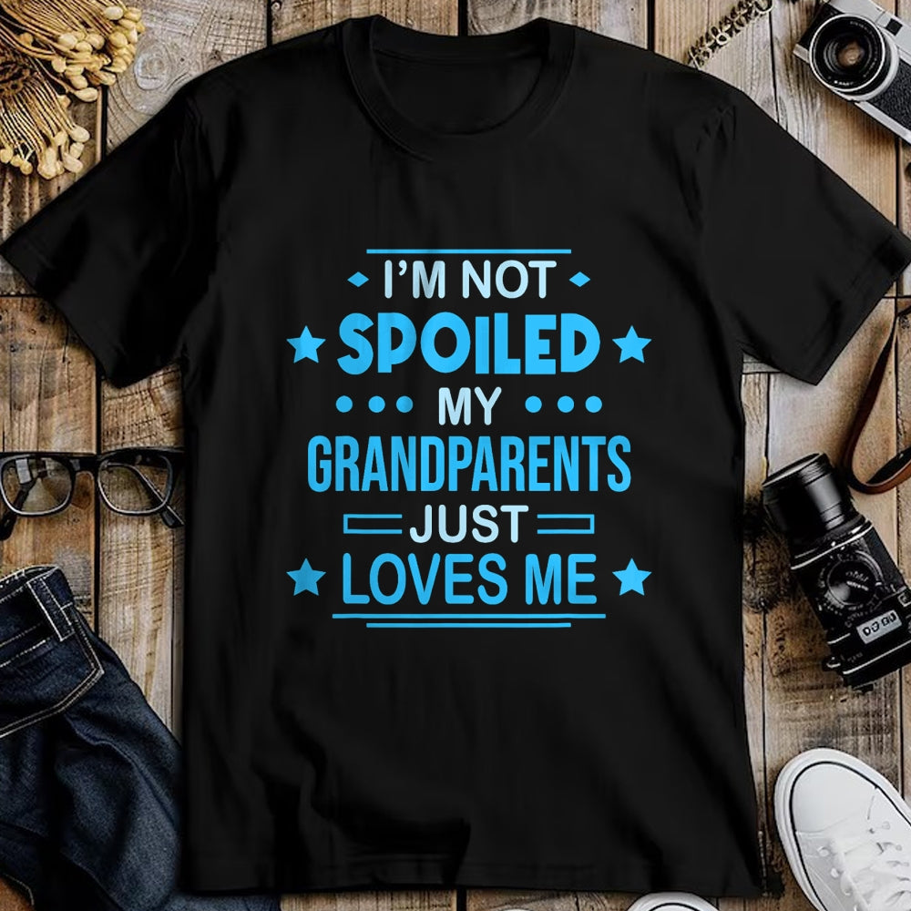 Best Grandma Shirt, Proud Grandma Unisex T-Shirt/Hoodie/Sweatshirt HLT00 - Spoiled Grandson Grandpa T-Shirt