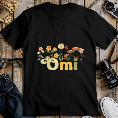 Best Grandma Shirt, Proud Grandma Unisex T-Shirt/Hoodie/Sweatshirt HLT00 - Groovy Omi Grandmother Flowers Omi Grandma T-Shirt