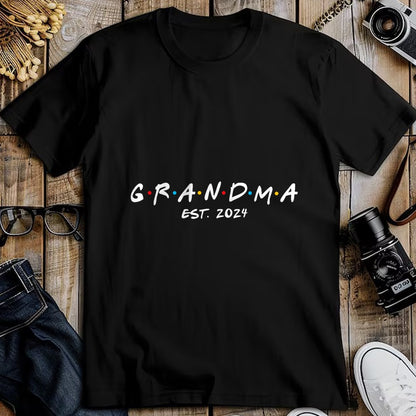 Best Grandma Shirt, Proud Grandma Unisex T-Shirt/Hoodie/Sweatshirt HLT00 - Soon to Be Grandma 2024 Gift Promoted to Grandma Est 2024 T-Shirt
