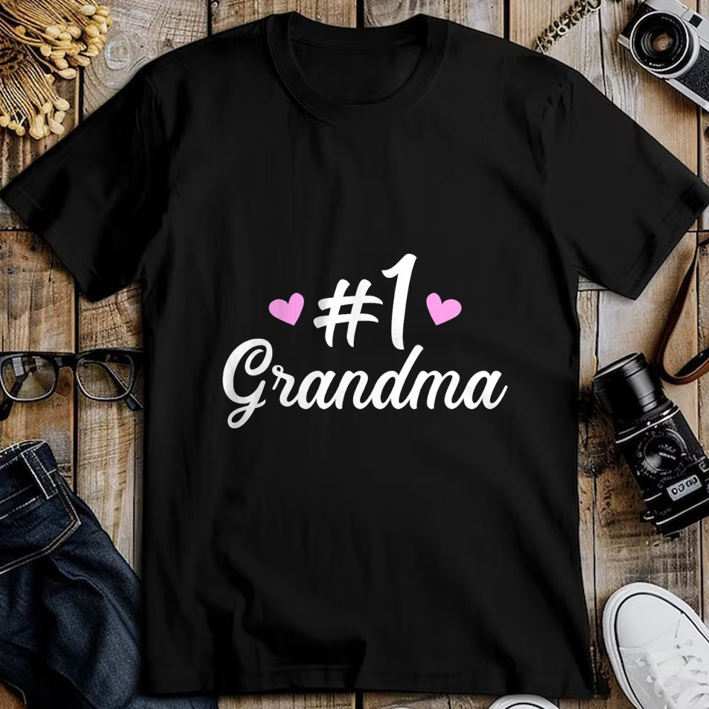 Best Grandma Shirt, Proud Grandma Unisex T-Shirt/Hoodie/Sweatshirt HLT00 - Number one No. 1 best grandma T-Shirt