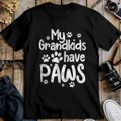 Best Grandma Shirt, Proud Grandma Unisex T-Shirt/Hoodie/Sweatshirt HLT00 - My Grandkids Have Paws Funny Dog Cat Grandma Grandmother T-Shirt