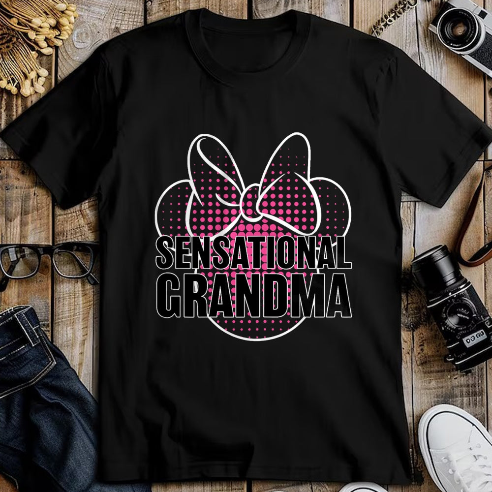 Best Grandma Shirt, Proud Grandma Unisex T-Shirt/Hoodie/Sweatshirt HLT00 - Disney Mickey And Friends Sensational Grandma T-Shirt